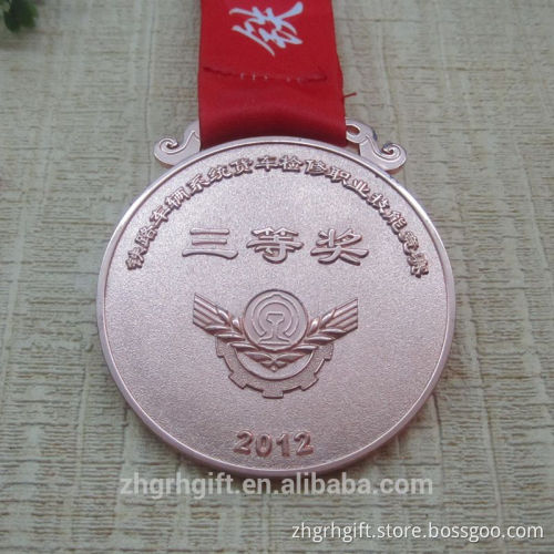 Custom Medallion Distinctive Popular Red Beautiful Medal cheap custom medals
